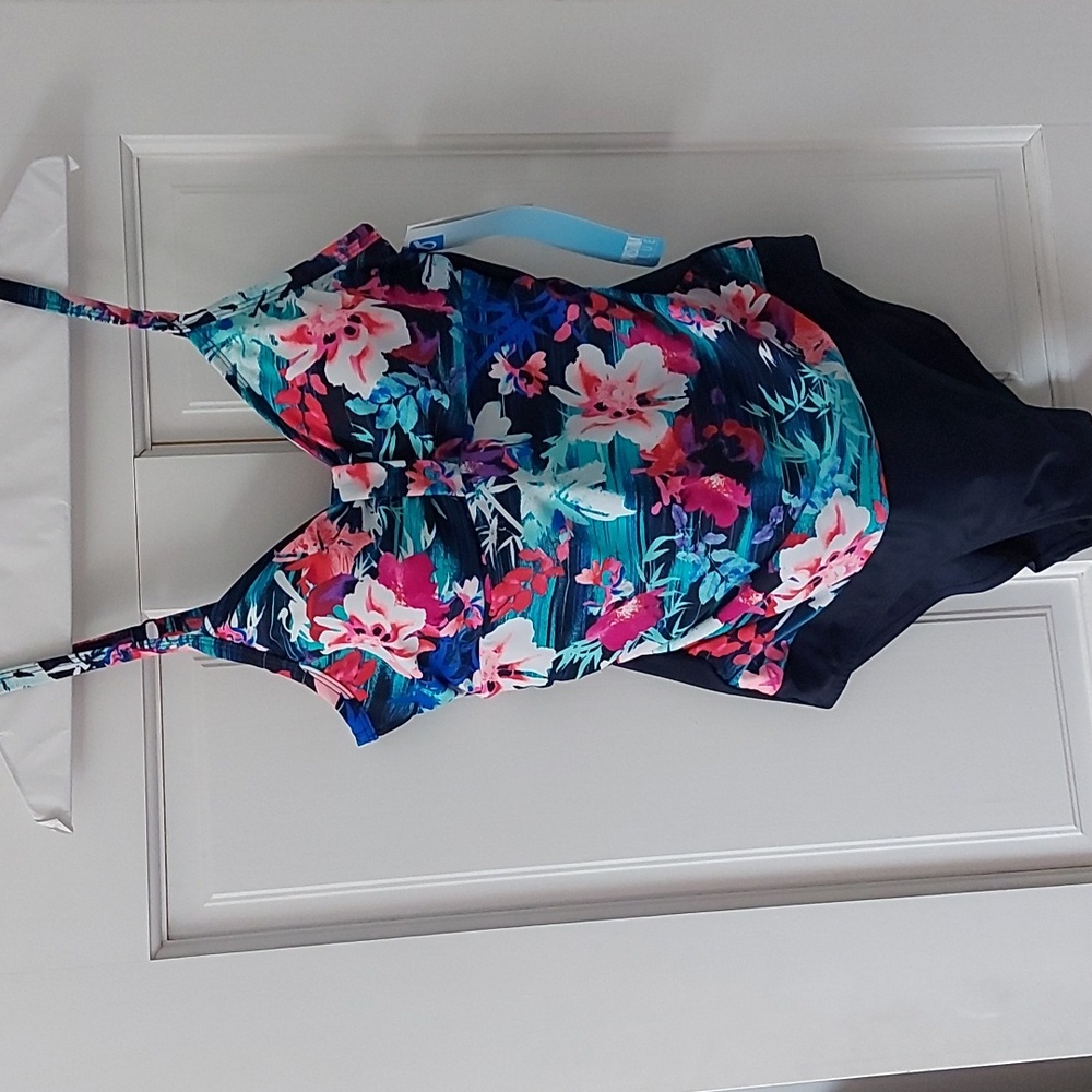 Christina Floral One Piece Swimsuit - Multicolor D CUP